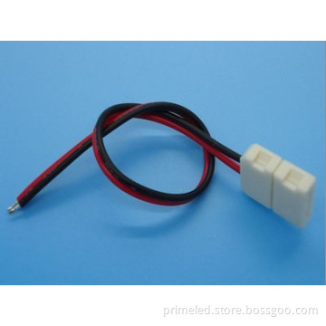 Single Color Led Strip Solderless Power Connector 